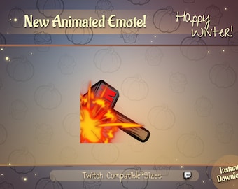 Animated Ban Hammer emote / Animated twitch emote / Youtube emote /Discord Emote