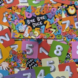 Bye Bye Dice, Kartenspiel, UK Handgemachte Kartenspiele ganze Familie, Großartiges Geschenk Ihn, Geschenk Sie, Erstaunliche Kunst, Brettspiel, Partyspiel, Weihnachtsgeschenk