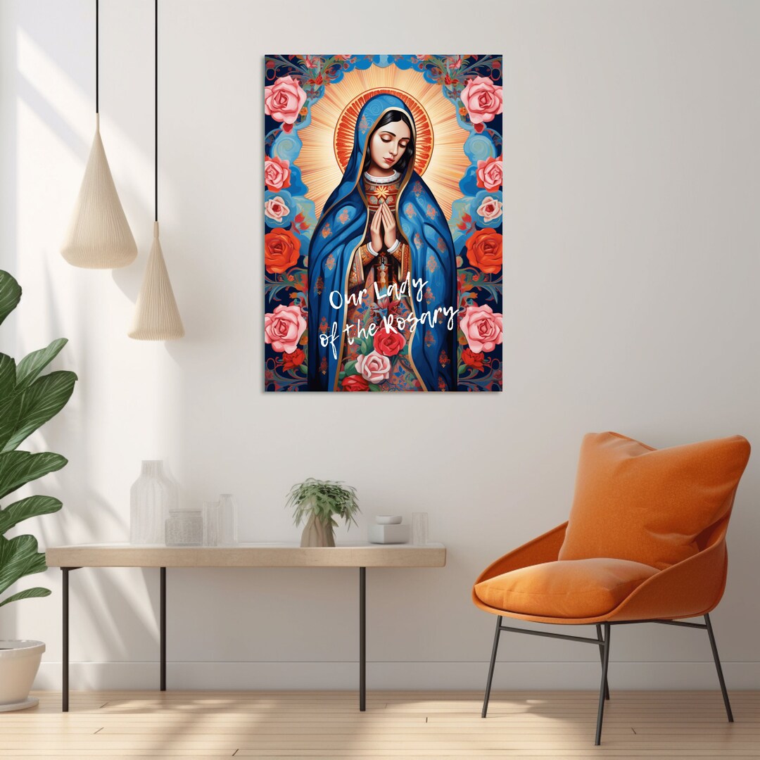 Our Lady of Sorrows Rosary Divine Feminine Art Orthodox Icon - Etsy UK