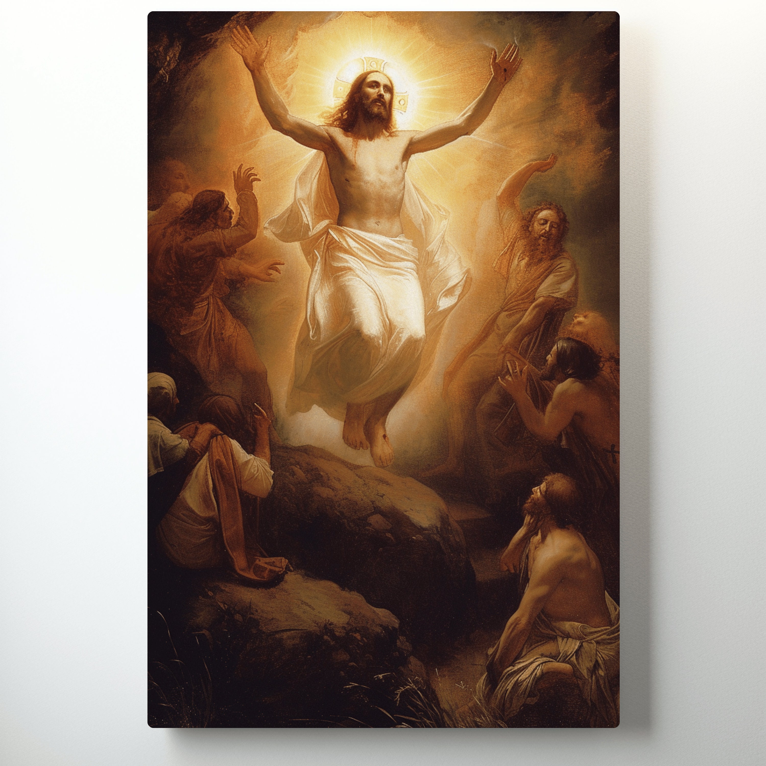 Medieval Resurrection of Christ Renaissance Painting, Printable Jesus ...