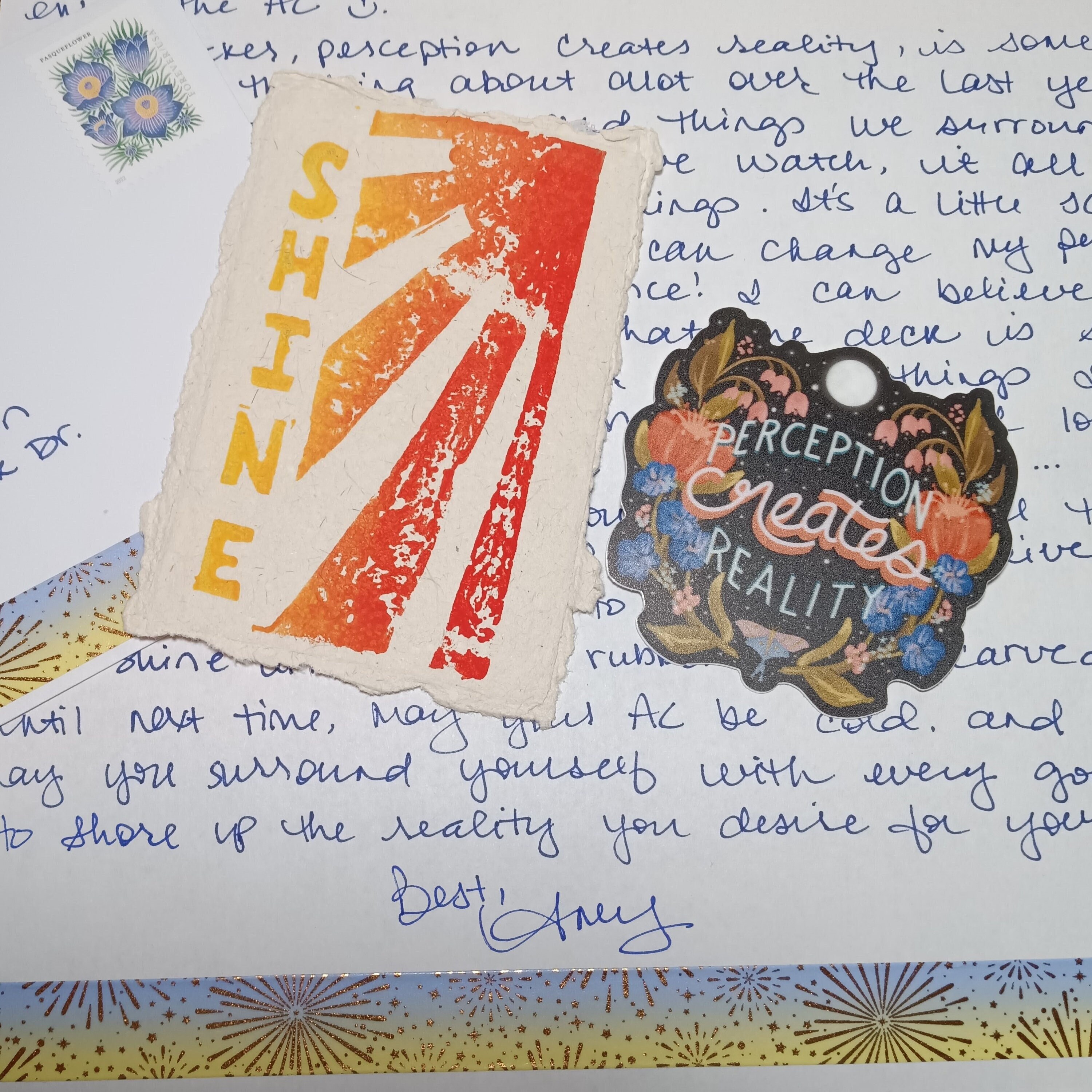 Monthly Handwritten Letter Snail Mail Subscription With Vinyl Etsy