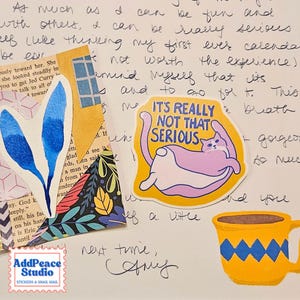 Monthly Handwritten Letter Snail Mail Subscription with Vinyl Stickers image 6