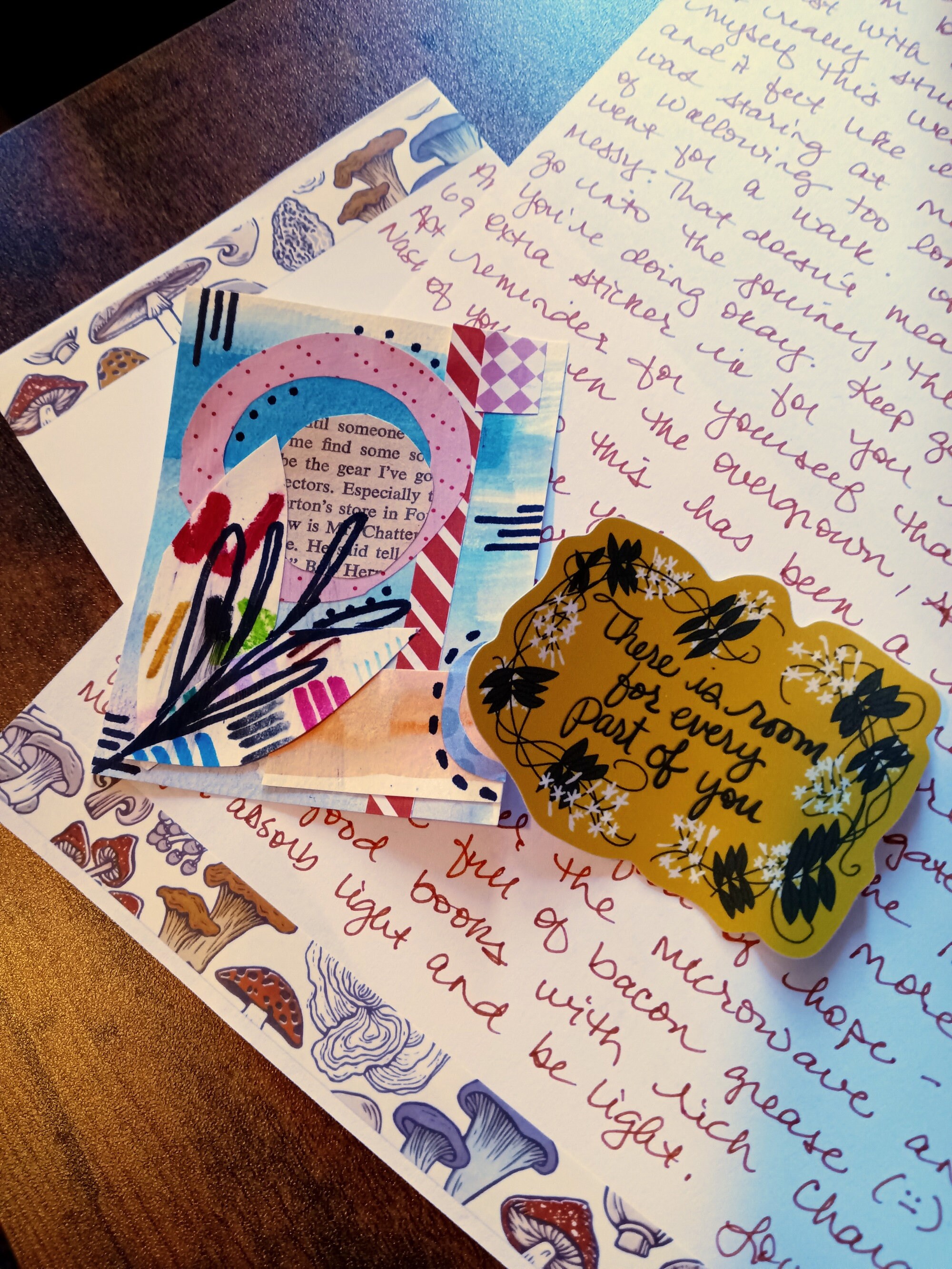 Monthly Handwritten Letter Snail Mail Subscription With Vinyl Etsy