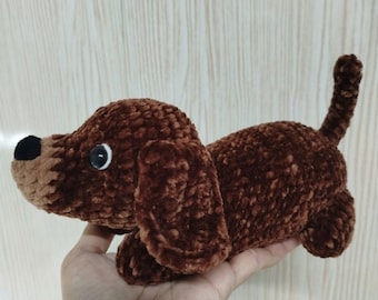 Dachshund Dog Crochet Patterns, Crochet Dachshund Pattern, Amigurumi Dog (PDF), Crochet Dachshund Plush, Crochet Puppy Lovey PATTERN PDF