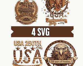 usa 250Th Anniversary Svg, Patriotic Engraving Designs, America 250 Wall Decor Svg, Americana File For Cutting Board, Chopping Board