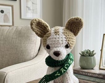 Chihuahua Amigurumi Crochet Pattern, Realistic Chihuahua Amigurumi Crochet Pattern PDF, Small Dog Plush Toy Tutorial, Mini Chihuahua PDF
