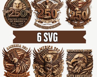 America 250 Wall Decor Svg, American Eagle Svg, USA 250th Anniversary Sign, USA Decor Svg, Glowforge Svg, USA Wall Decor Svg, Wood Laser Cut