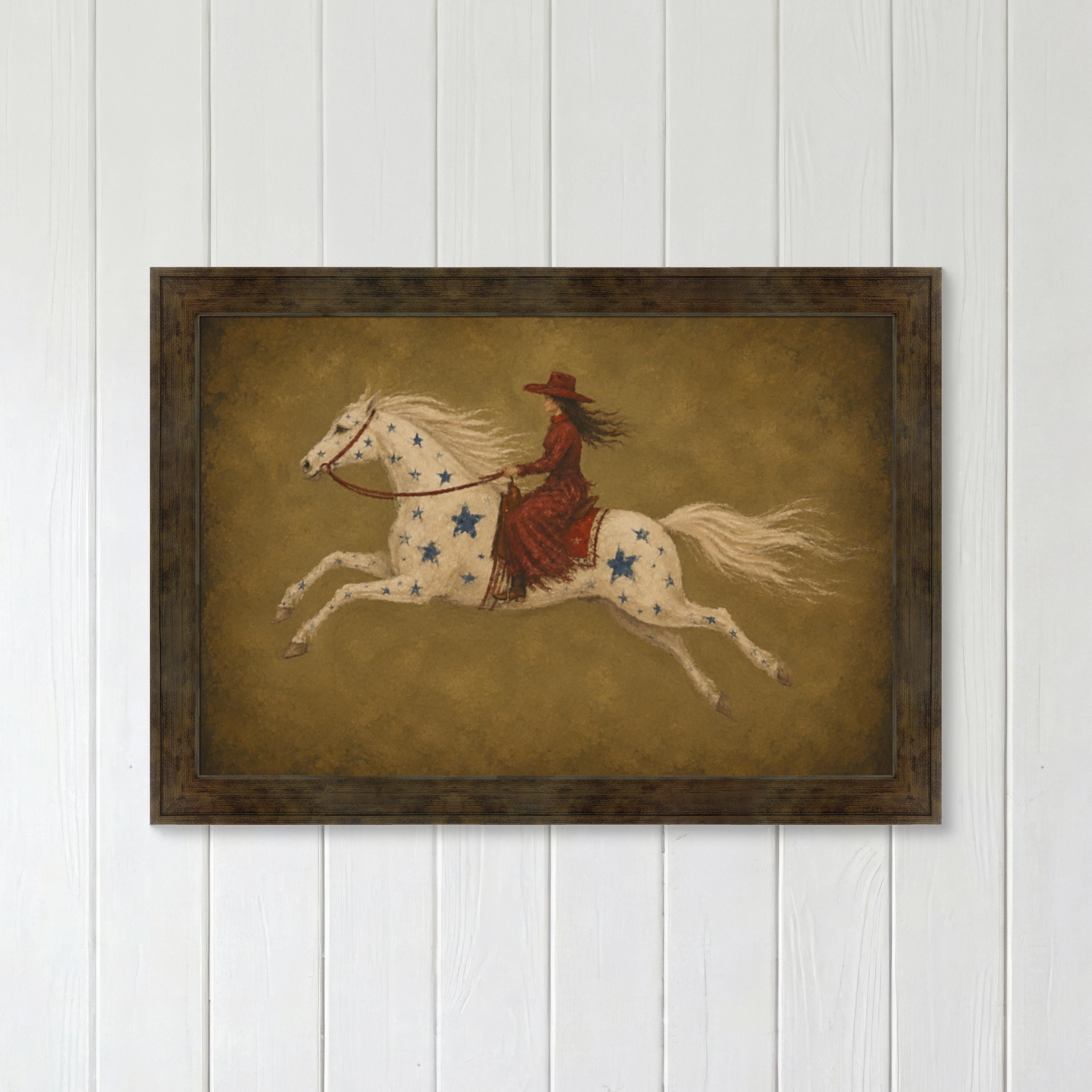 Horse Star Print - Etsy