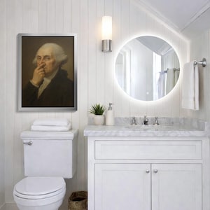 George Washington Bathroom Poster: Vintage Portrait Toilet Humor image 12