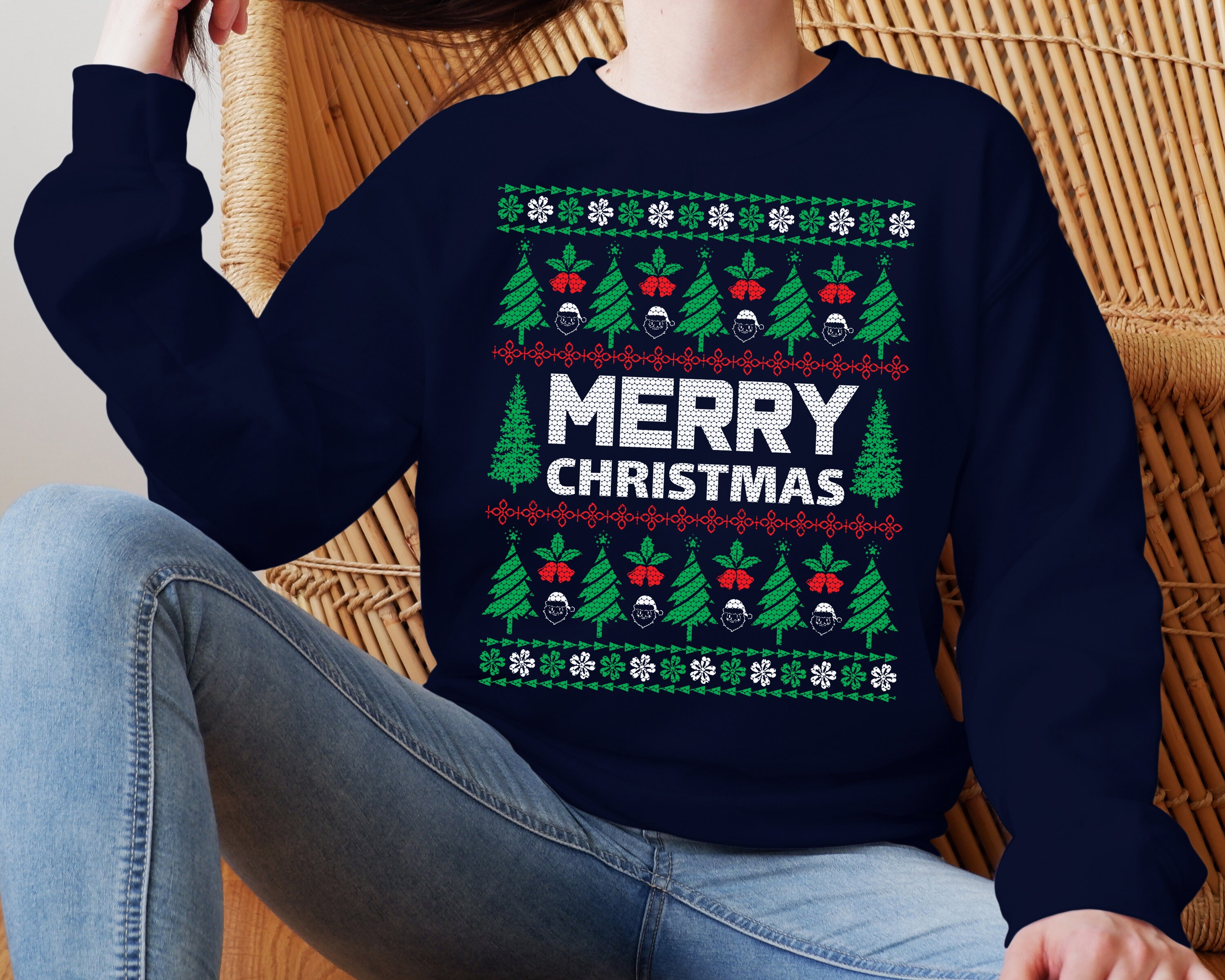 Xmas Sweatshirt - Etsy