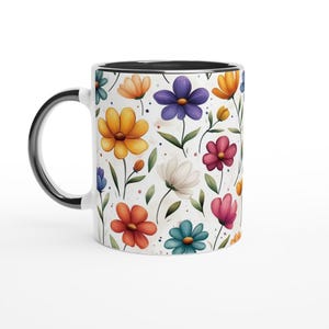 Colorful Flowers, Cup