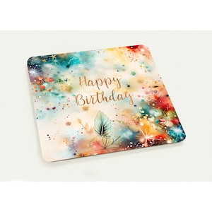 10 cartes, belles, colorées, Joyeux Anniversaire