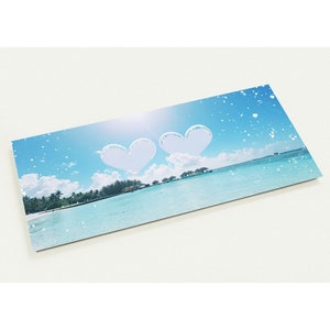 Hearts Over the Caribbean ポストカード 10 枚セット (両面、標準封筒)
