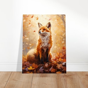 Fuchs im Herbst, Wandkunst