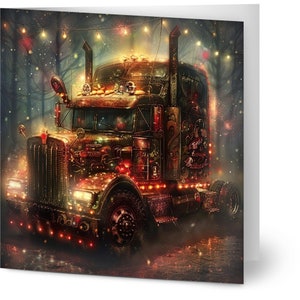 10 Karten, beleuchteter Truck, Geburtstag; Party