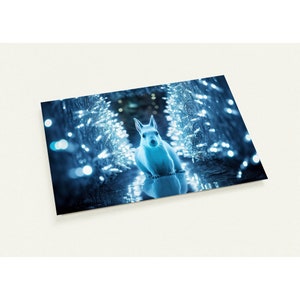 10 Postcards, Squirrels Between Fairy Lights, Set of 10 Postcards (2 Sided, Standard Envelopes)