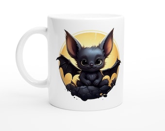 Cute bat, animal, baby animal, mugs