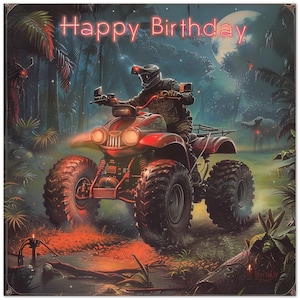 10 Karten, Geburtstag, Glückwunsch, Quad