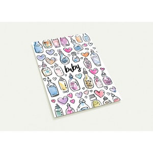 10 kaarten, baby, geboorte, gefeliciteerd