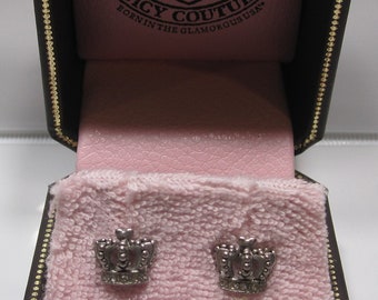 Juicy couture crown earrings discount