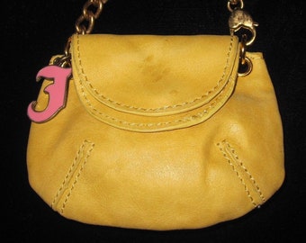 Vintage Juicy Couture Leather Mini Coin Purse Bag Ornament