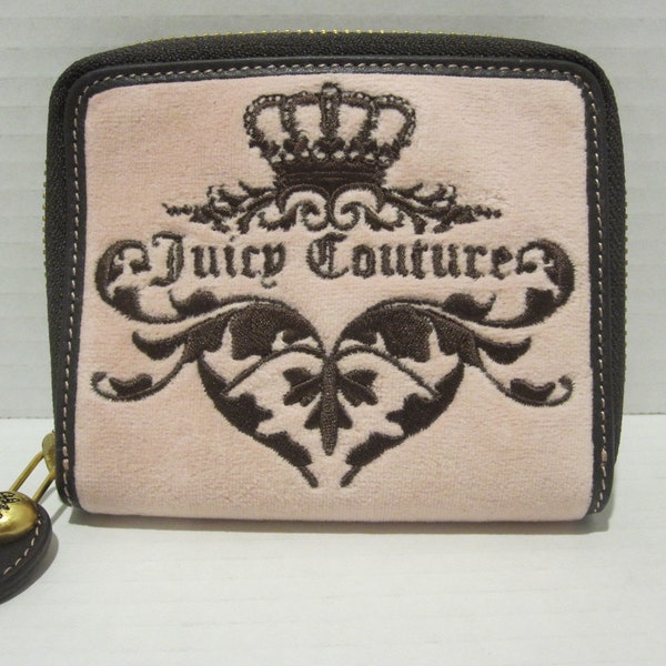 Vintage Juicy Couture Velour Money Pieces Wallet - YSRU0694
