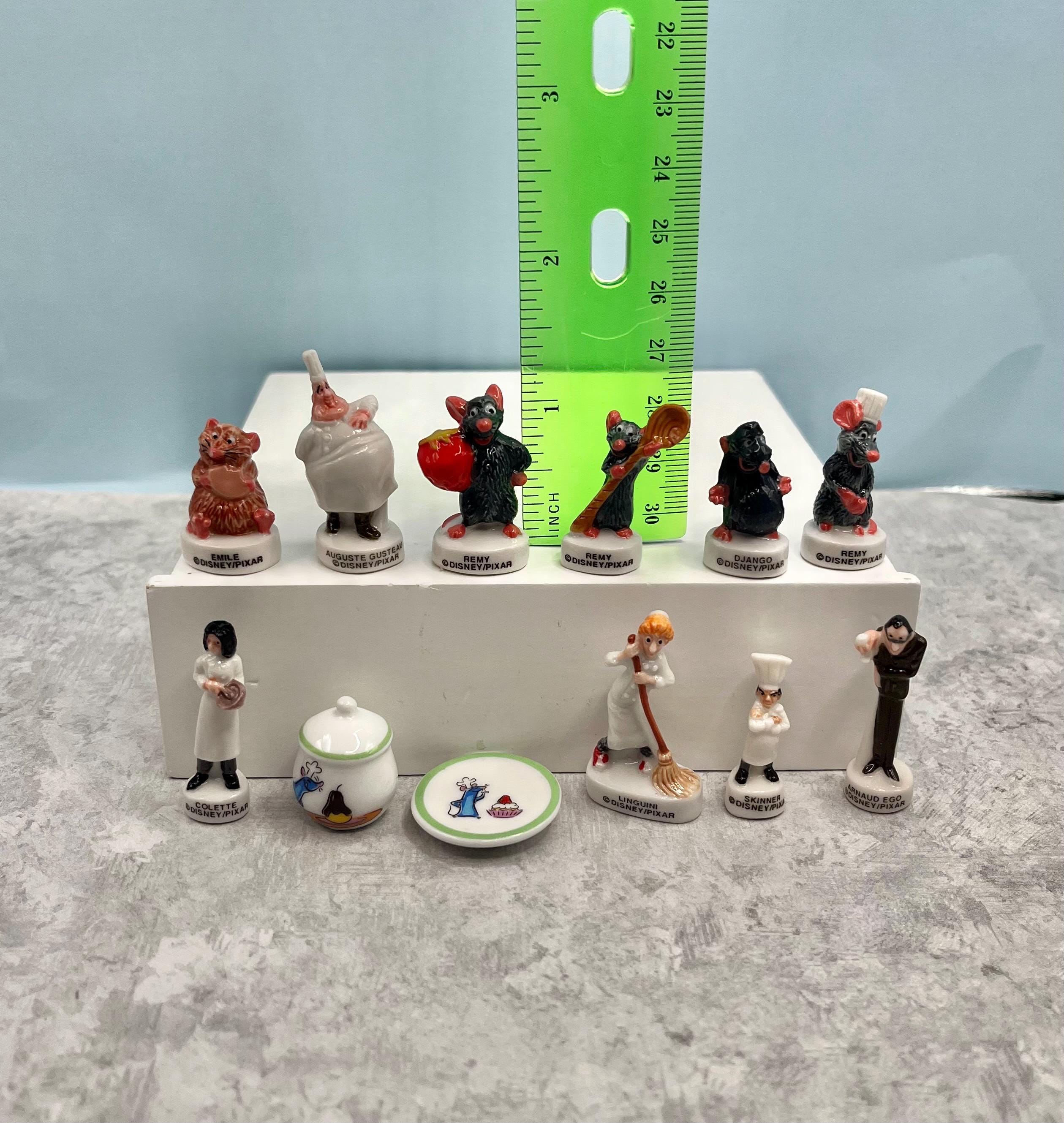 Tiny Pixar Ratatouille Set: RARE 12 Piece Characters Vintage