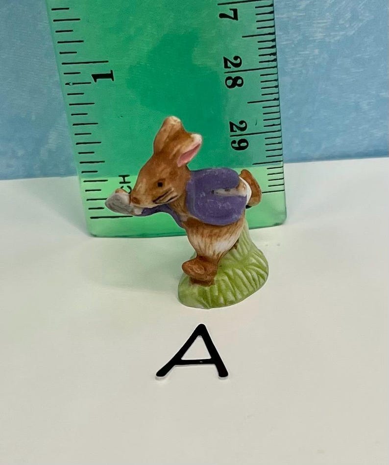 Tiny the Tail of Peter Rabbit Beatrix Potter Figurines: Mittens Kittens ...