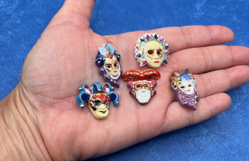 Mini Masks Mini Venetian Masks: Mardi Gras Festival Masques Masquerade Costume ...
