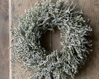 Handmade Dried Flower Wreath - Limonium