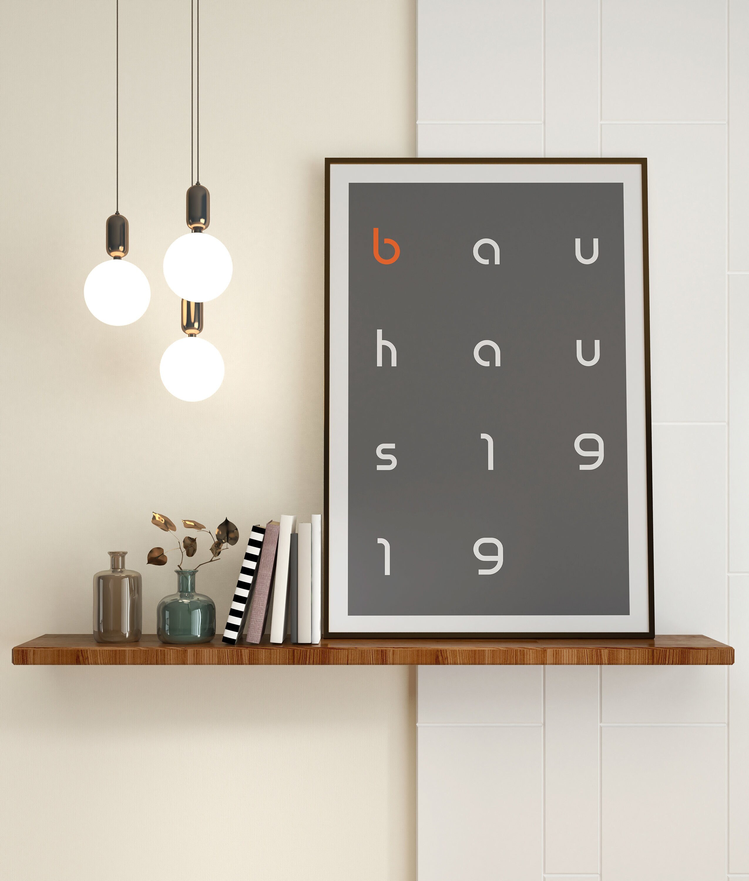 Póster de texto minimalista de bauhaus - (descarga digital) - Los 6 tamaños* - 8x10, 12x16, 12x18, 16x20, 18x24, 24x36