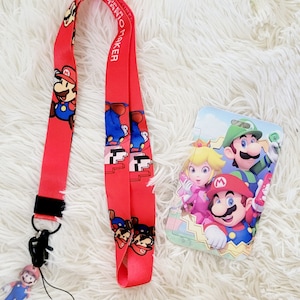 Gamer Lanyard, Video Game Lanyard, Keychain with Badge Holder, Teacher Appreciation Gift