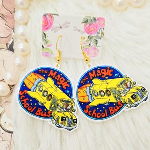 Bus Earrings, Book Character Earrings, Science Earrings, STEAM earrings, School Earrings, Teacher Appreciation Gift