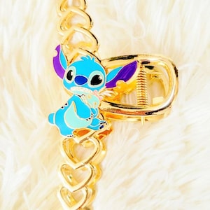 Lilo Stitch Hair Clip, Stitch Hair Claw, Stitch Hair Accessory