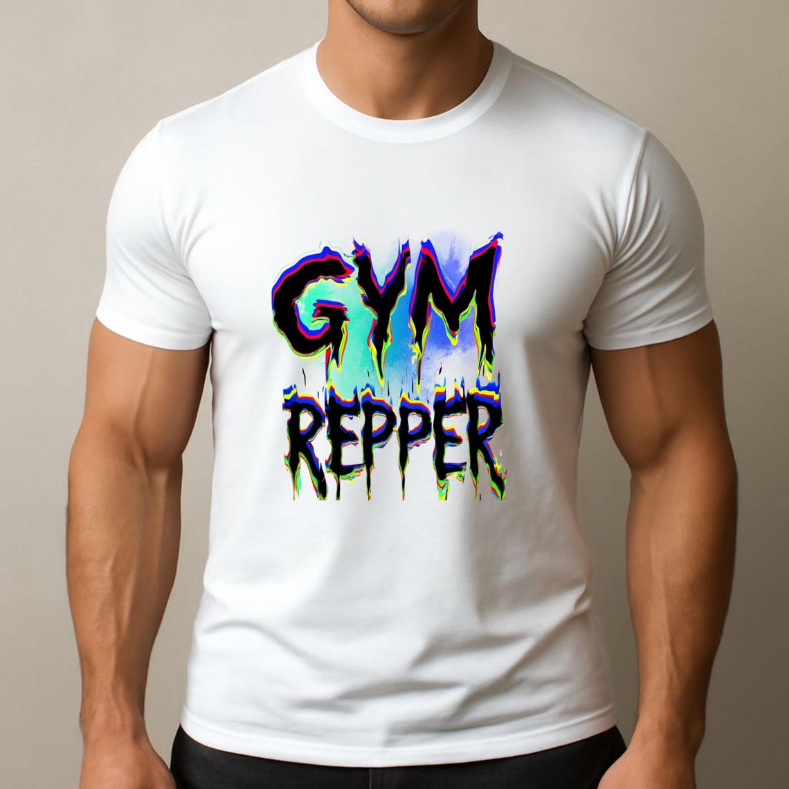 Gym Repper Digital Art | Bold Fitness Wall Art | Gym Motivation Poster ...