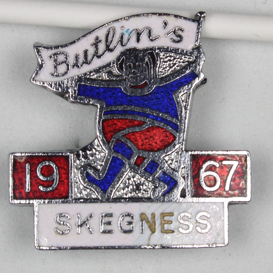 Butlins Skegness 1967 Pin Badge. Enamel and Metal. W Reeves Etsy