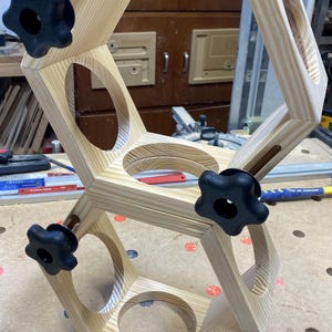 Kiln Dried Pine Hexagon Ledge, Chinchilla Cage Climbing Platform