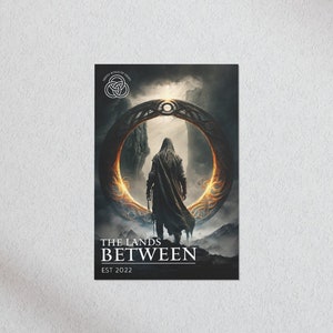 Land zwischen Spiel Poster: Fantasy Videospiel Kunstdruck