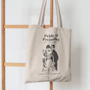 Pride and Prejudice Tote Bag: Jane Austen Bookish Merch