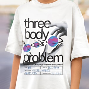Three Body Problem By Isaac Newton Unisex T-shirt, TBP Tee, Science Geek Clothing