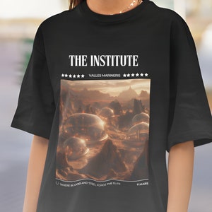 The Institute Mars Graphic T-shirt: Sci-Fi Book Lover Gift
