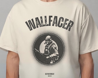 Camiseta de ciencia ficción Wallfacer: Camiseta con colores cómodos y teñido en prenda