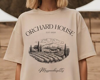 Orchard House T-shirt: Små kvinnor Louisa May Alcott gåva