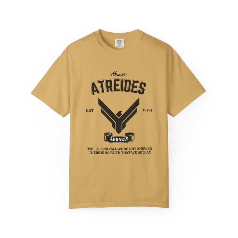 Camiseta con el Sigilo de la Casa Atreides: Superviviente de Arrakis - Sci-Fi Apparel imagen 4