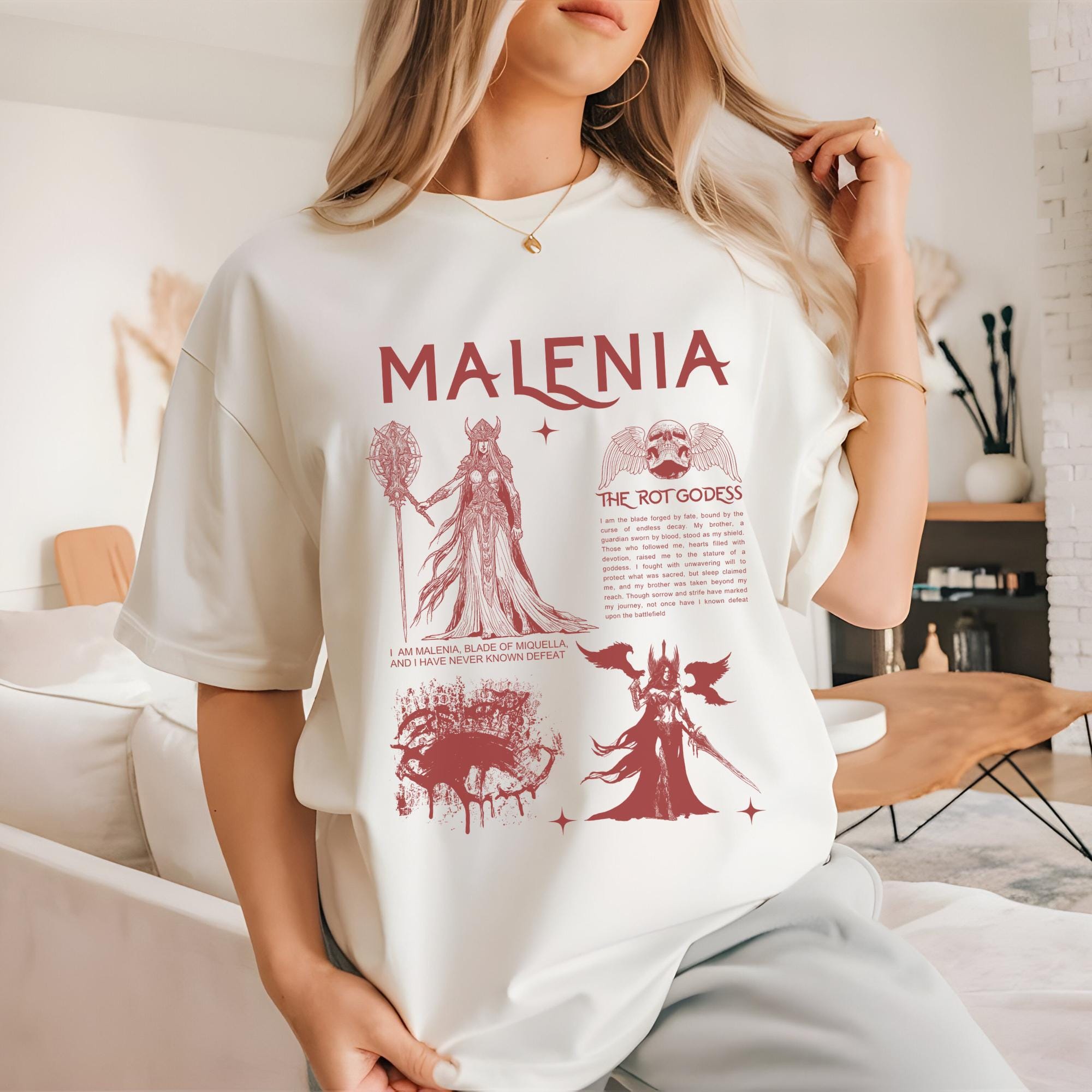 Warrior Blade Fantasy Gamer T Shirt, Sword Warrior Graphic Tee