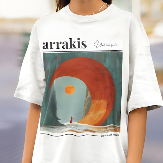 Sand Dune Gift Arrakis Tshirt Gift Science Fiction Sand Dune Gift Arrakis Tshirt Gift Science Fiction