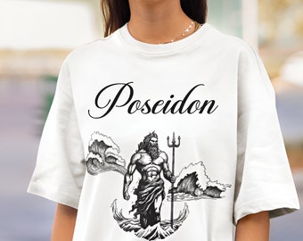 Poseidon T-Shirt: Greek God of the Sea, Mythology Tee