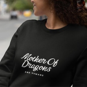 Sweatshirt moeder van de draak, cadeau-idee Moederdag, Moederdag cadeau draken, cadeau voor beste moeder, moeder superheld