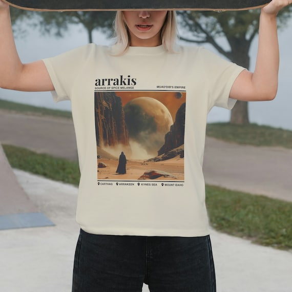 Sand Dune Gift Arrakis Tshirt Gift Science Fiction Sand Dune Gift Arrakis Tshirt Gift Science Fiction