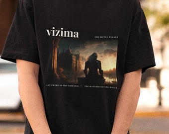 The Witcher-T-shirt: Vizima Royal Palace, Geralt of Rivia